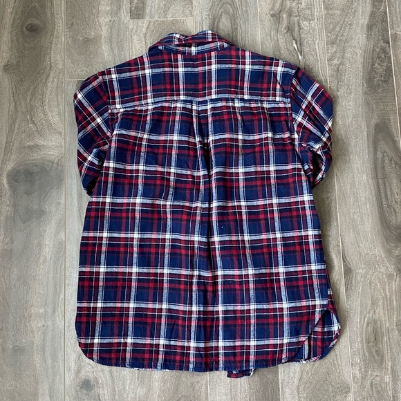 Women’s Uniqlo flannel - blue, red, white - Picture 5 of 10